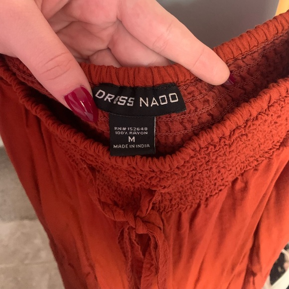 fall colored wide leg pant - Picture 3 of 5